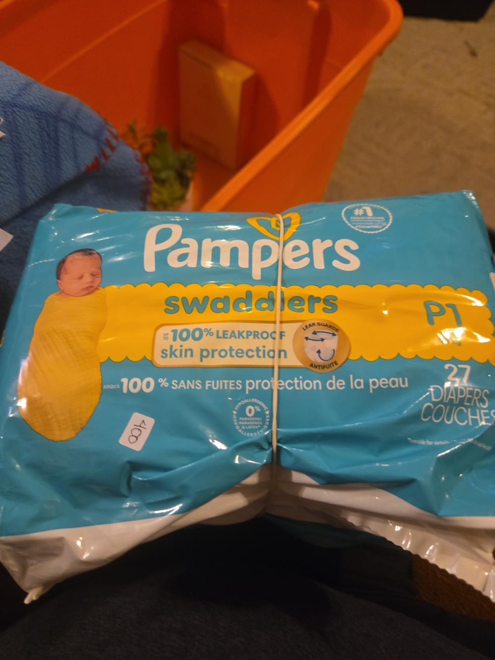 Pampers Swaddlers Diapers - Blue & Yellow Packaging #400